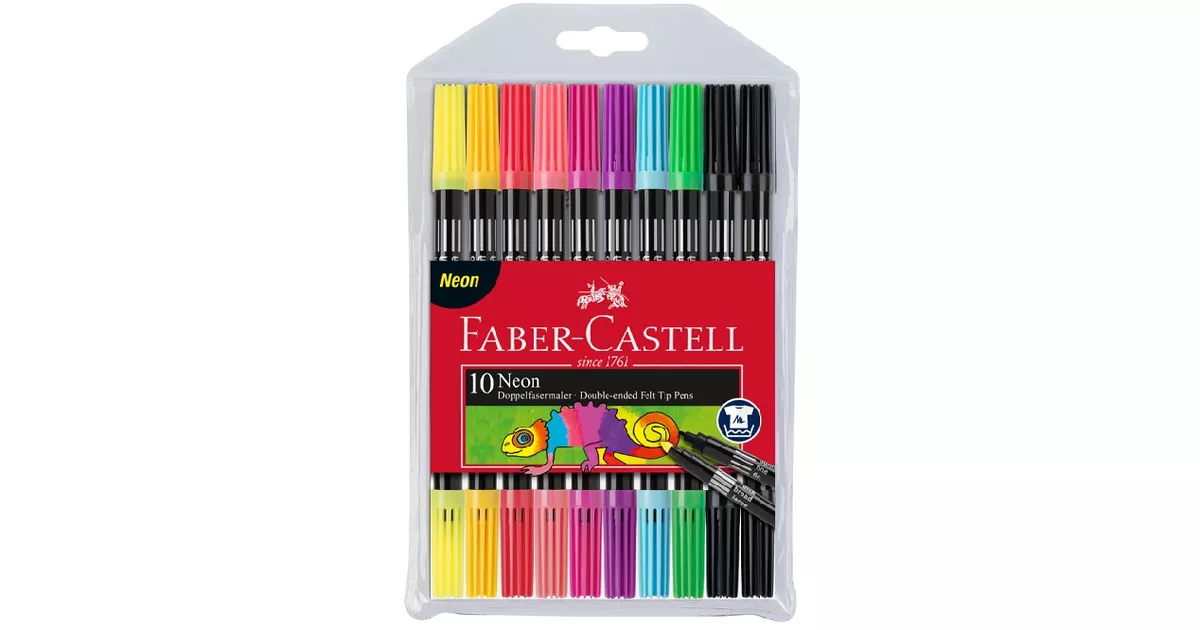 Estuche De 10 Rotuladores Alpino Doble Punta - Taller De Dibujo Y Pintura Aceña - Olmedo
