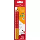 OŁÓWKI JUMBO GRIP 2001 B TWO TONE FABER-CASTELL, 2 SZTUKI BLISTER