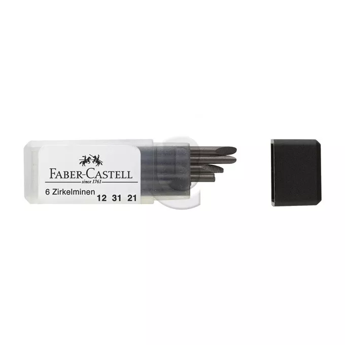 WKŁADY ZAPASOWE DO CYRKLI FABER-CASTELL, 6 SZTUK