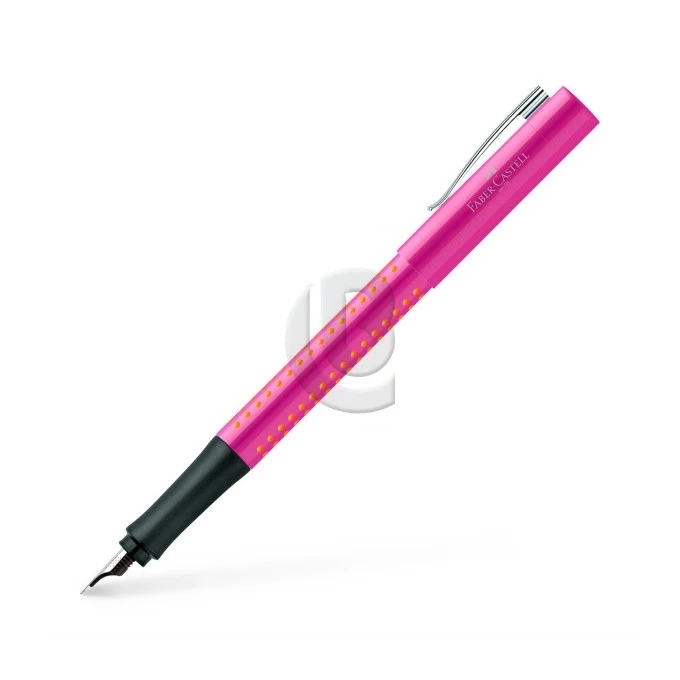 PIÓRO WIECZNE 2010 GRIP FABER-CASTELL, RÓŻOWE, STALÓWKA EF