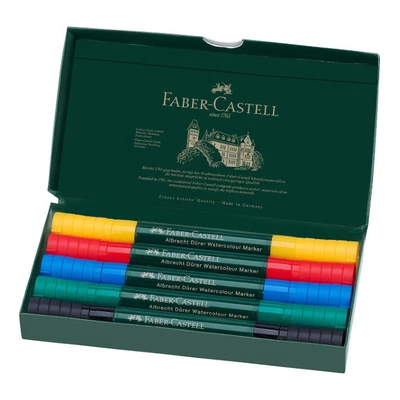 PISAKI AKWARELOWE DWUSTRONNE ALBRECHT DURER FABER-CASTELL, 5 KOLORÓW