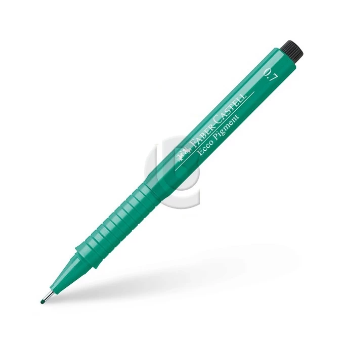 CIENKOPIS ECCO PIGMENT 0,7mm ZIELONY FABER-CASTELL