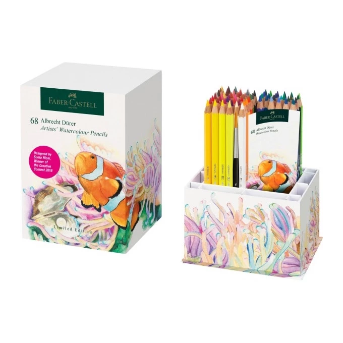 KREDKI AKWARELOWE ALBRECHT DURER FABER-CASTELL, 68 KOLORÓW, EDYCJA LIMITOWANA 