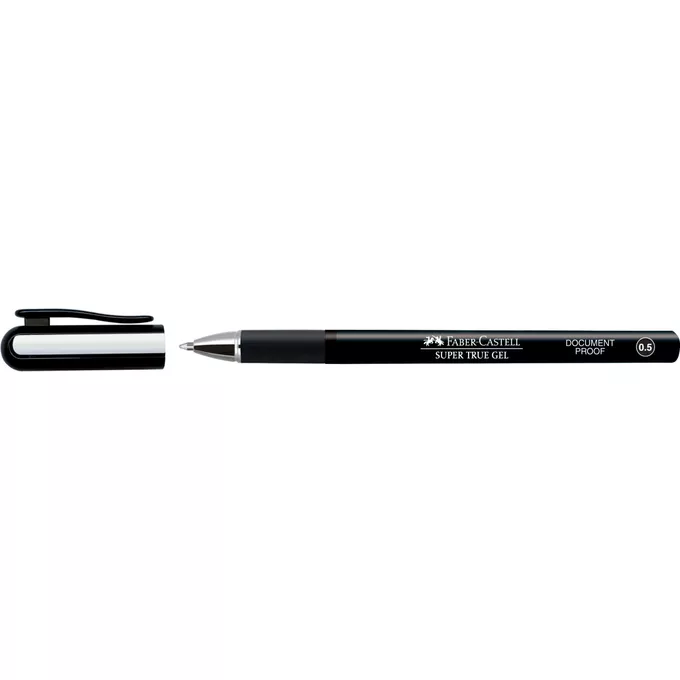 DŁUGOPIS SUPER TRUE GEL FABER-CASTELL, 0,5 MM, CZARNY