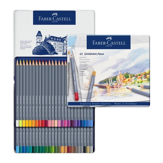 KREDKI AKWARELOWE GOLDFABER AQUA FABER-CASTELL