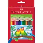 KREDKI TRÓJKĄTNE ECO FABER-CASTELL, 36 KOLORÓW + TEMPERÓWKA