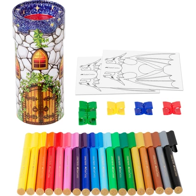 FLAMASTRY FABER-CASTELL CONNECTOR, 18 KOLORÓW W WIEŻY