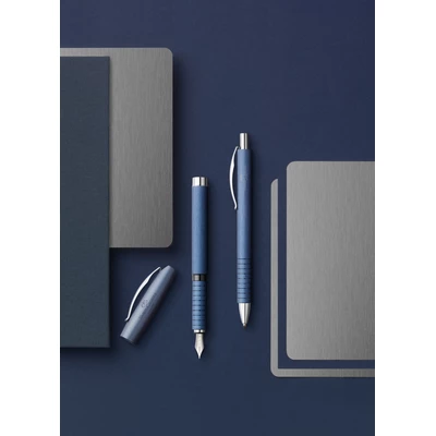 DŁUGOPIS ESSENTIO ALUMINIUM FABER-CASTELL, NIEBIESKI