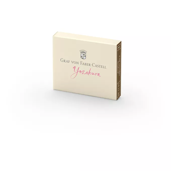 NABOJE ATRAMENTOWE YOZAKURA GRAF VON FABER-CASTELL, JASNORÓŻOWE