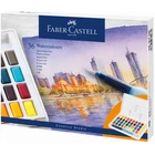 FARBY AKWARELOWE W KOSTKACH CREATIVE STUDIO FABER-CASTELL, 36 KOLORÓW + PĘDZELEK AKWARELOWY