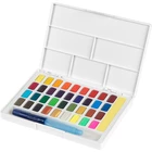 FARBY AKWARELOWE W KOSTKACH CREATIVE STUDIO FABER-CASTELL, 36 KOLORÓW + PĘDZELEK AKWARELOWY