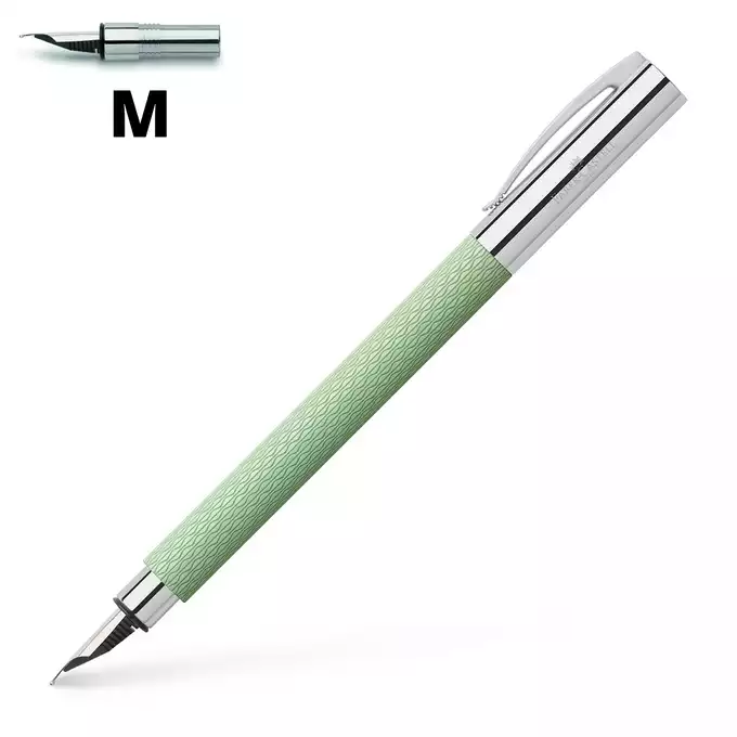 PIÓRO WIECZNE AMBITION OPART FABER-CASTELL, MINT GREEN - Stalówka: M - średnia