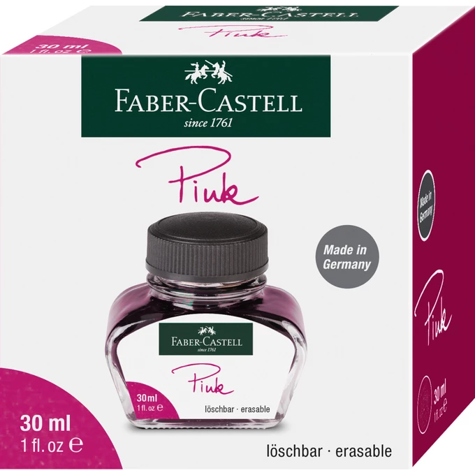 ATRAMENT FABER-CASTELL 30 ML, RÓŻOWY