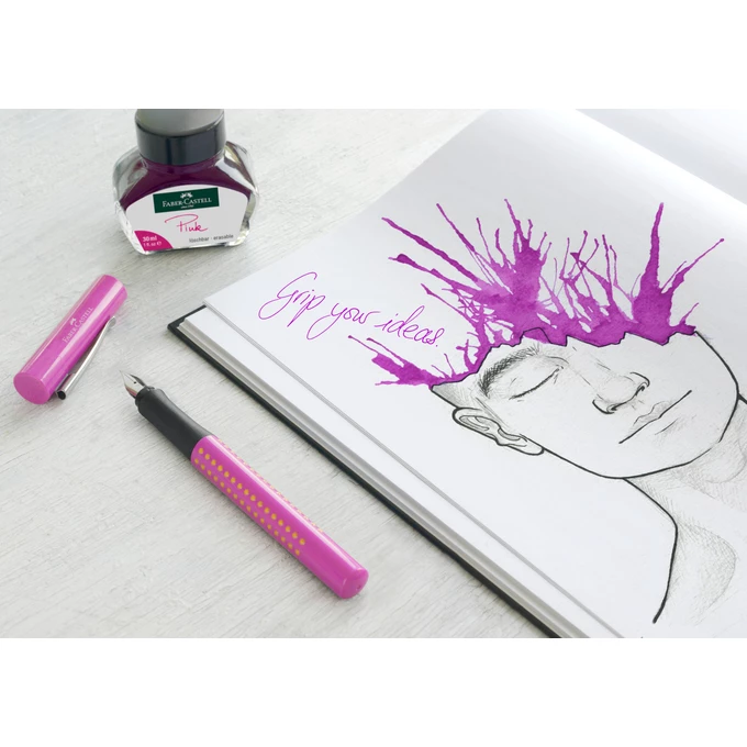 ATRAMENT FABER-CASTELL 30 ML, RÓŻOWY