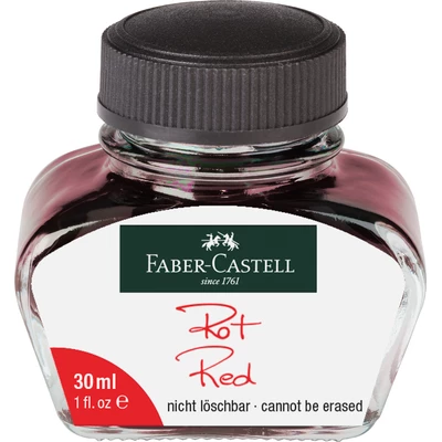 ATRAMENT FABER-CASTELL CZERWONY