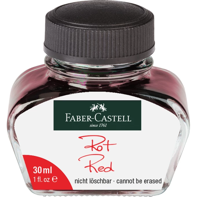 ATRAMENT FABER-CASTELL CZERWONY