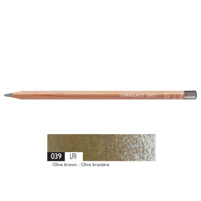 Kredka Caran d'Ache Luminance 6901, 039 Olive Brown - Oliwkowy Brąz