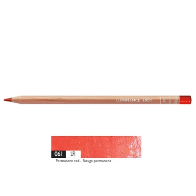 Kredka Caran d'Ache Luminance 6901, 061 Permanent Red