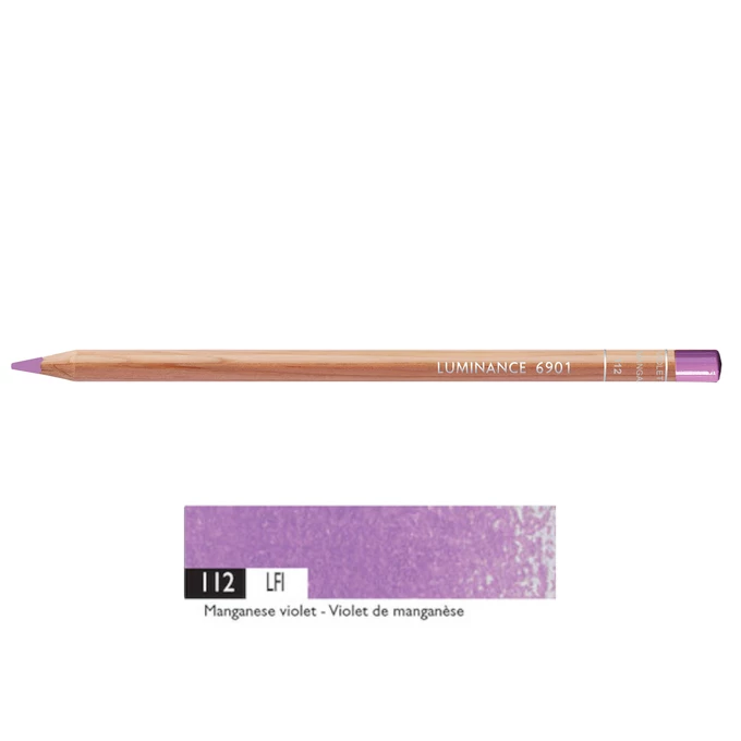 Kredka Caran d'Ache Luminance 6901, 112 Manganese Violet - Fiolet Manganowy