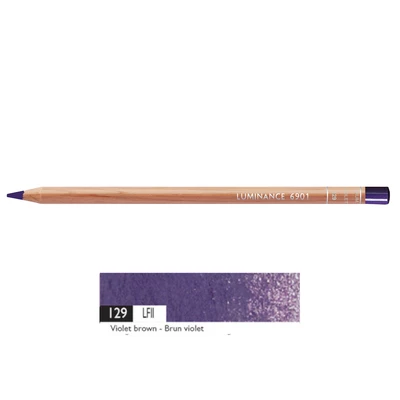Kredka Caran d'Ache Luminance 6901, 129 Fioletowy Brąz