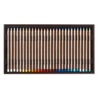 Kredki Caran d'Ache Luminance 6901 w drewnianej kasecie, 84 elementy