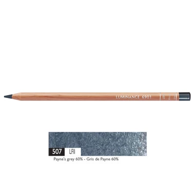 Kredka Caran d'Ache Luminance 6901, 507 Payne's Grey 60% - Szary Payne'a 60%