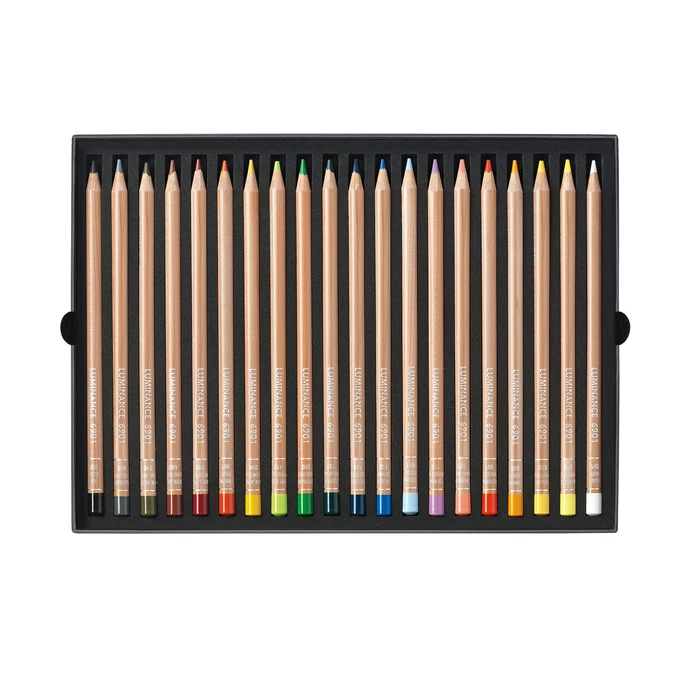 Kredki Caran d'Ache Luminance 6901, 20 kolorów