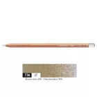 Kredka Caran d'Ache Luminance 6901, 736 Brown Olive 50% - Oliwkowy brąz 50%