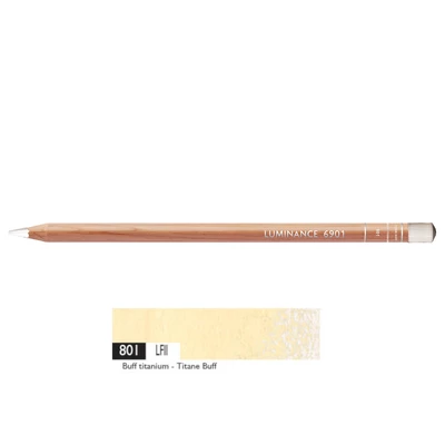 Kredka Caran d'Ache Luminance 6901,  801 Buff Titanium - Tytanowa