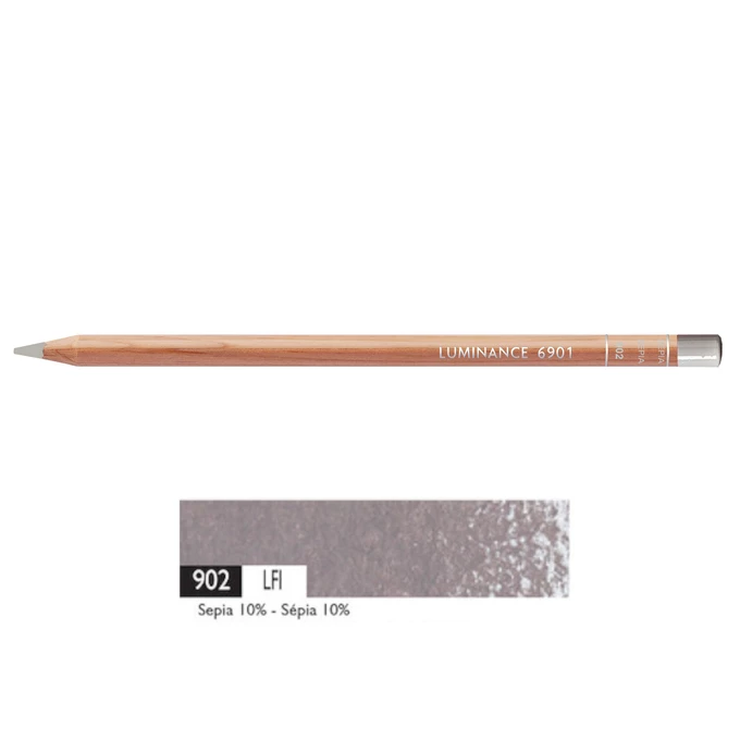 Kredka Caran d'Ache Luminance 6901, 902 Sepia 10% - Sepia 10%