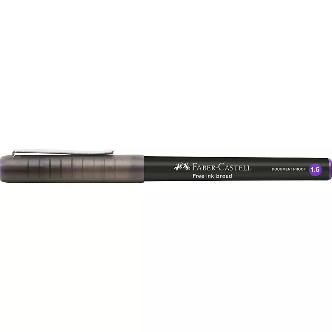 CIENKOPIS KULKOWY FREE INK FABER-CASTELL 1.5 MM, FIOLETOWY