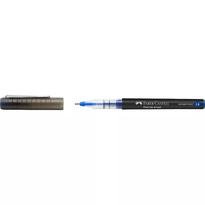 CIENKOPIS KULKOWY FREE INK FABER-CASTELL 1.5 MM, NIEBIESKI
