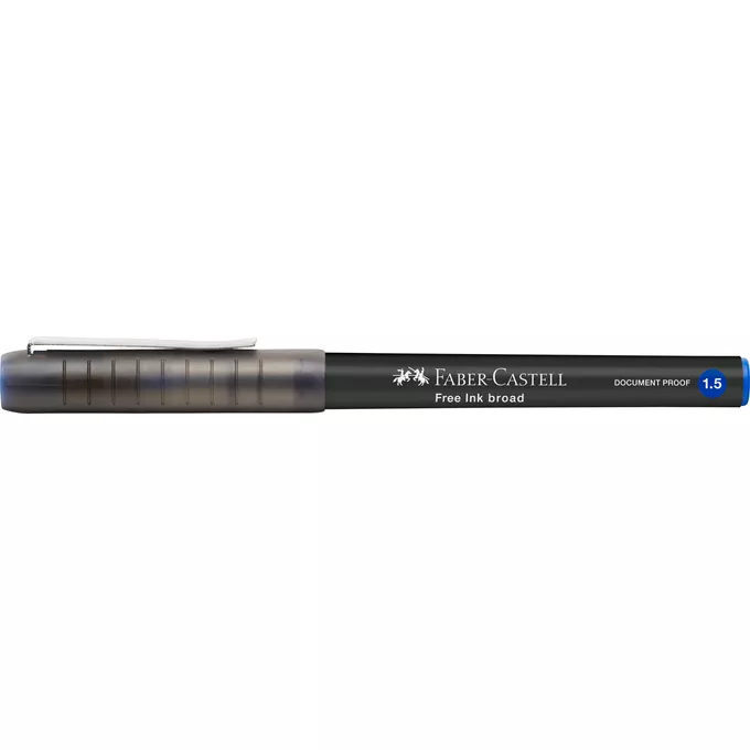 CIENKOPIS KULKOWY FREE INK FABER-CASTELL 1.5 MM, NIEBIESKI