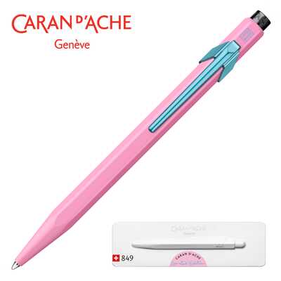 Długopis 849 Caran d’Ache Claim Your Style #2, kolor Hibiscus Pink