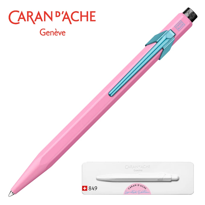 Długopis 849 Caran d’Ache Claim Your Style #2, kolor Hibiscus Pink