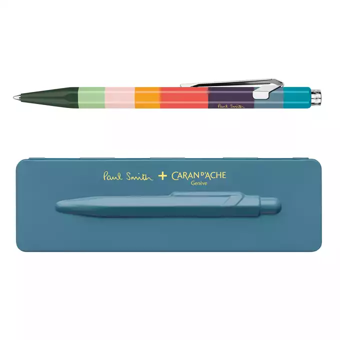 Długopis 849 Caran d’Ache Paul Smith Edycja #3, kolor Petrol Blue