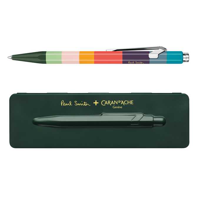 Długopis 849 Caran d’Ache Paul Smith Edycja #3, kolor Racing Green