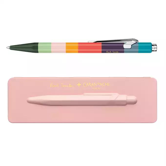 Długopis 849 Caran d’Ache Paul Smith Edycja #3, kolor Rose Pink