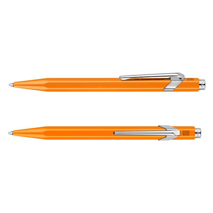 Długopis Caran d’Ache 849 Fluo Line, pomarańczowy