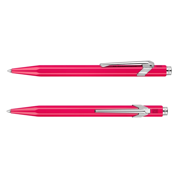 Długopis Caran d’Ache 849 Fluo Line, różowy