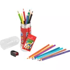 KREDKI GRIP 2001 FABER-CASTELL, 15 KOLORÓW W RAKIECIE