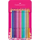 KREDKI SPARKLE FABER-CASTELL, 12 KOLORÓW