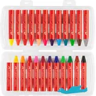 KREDKI WOSKOWE TRÓJKĄTNE FABER-CASTELL, 24 KOLORY