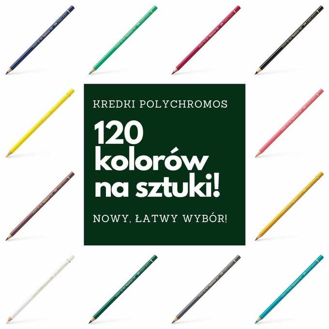Kredki Polychromos Faber-Castell na sztuki - 120 kolorów