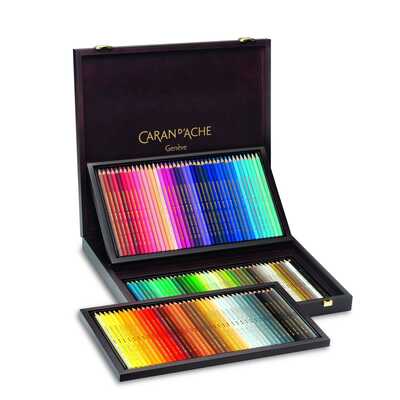 Kredki Supracolor Soft Caran d’Ache, 120 kolorów w drewnianej kasecie