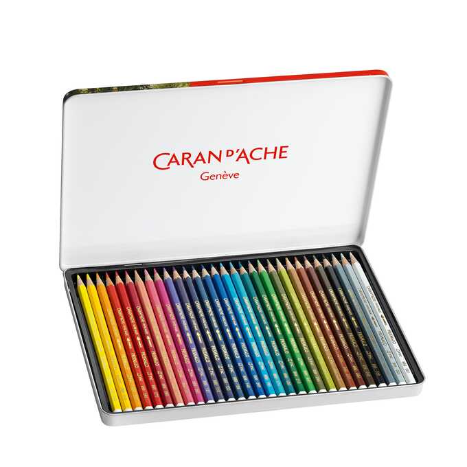 Kredki akwarelowe Prismalo Aquarelle Caran d’Ache, 30 kolorów