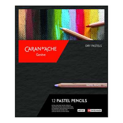 Kredki pastelowe Pastel Pencils Caran d'Ache, 12 kolorów