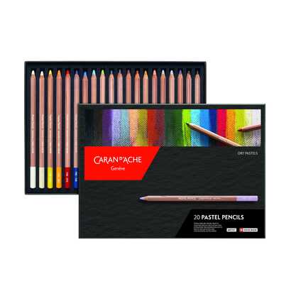 Kredki pastelowe Pastel Pencils Caran d&#039;Ache, 20 kolorów