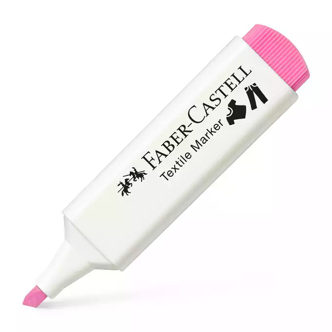 MARKER DO TKANIN FABER-CASTELL, RÓŻOWY