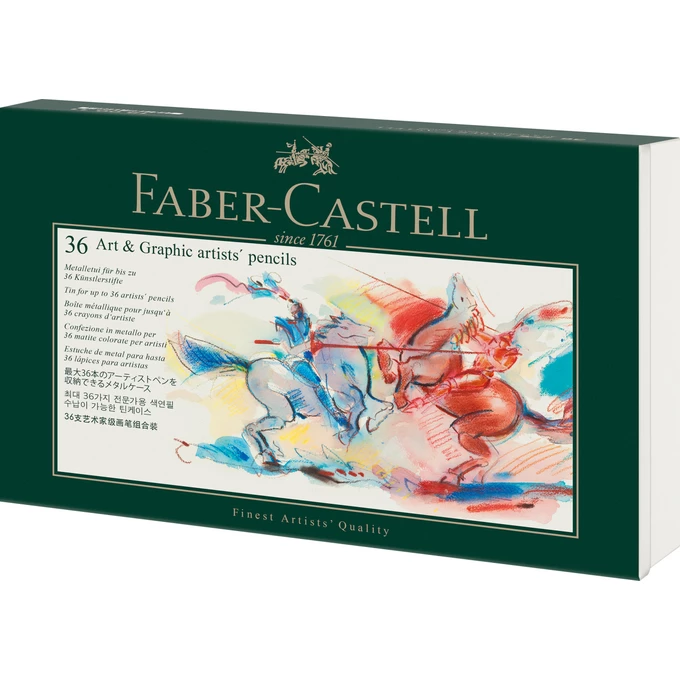 OPAKOWANIE METALOWE NA 36 KREDEK ART&amp;GRAPHIC FABER-CASTELL